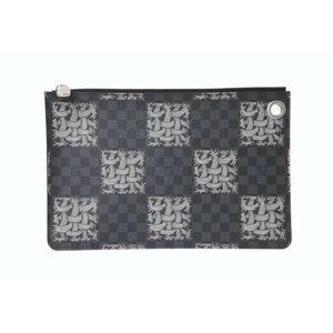 Louis Vuitton Pochette Jour Christopher Nemeth Damier Graphite Black Canvas